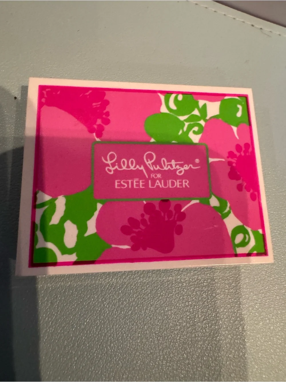 Lilly Pulitzer Estee  Lauder Eyeshadow Palette with Pink, Peach,& Bronzer